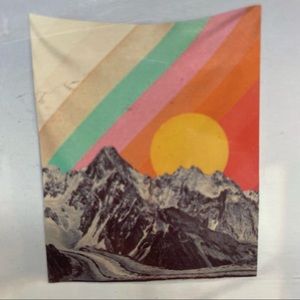 Society6 mountainscape Wall Tapestry 50” by 60” NEW.